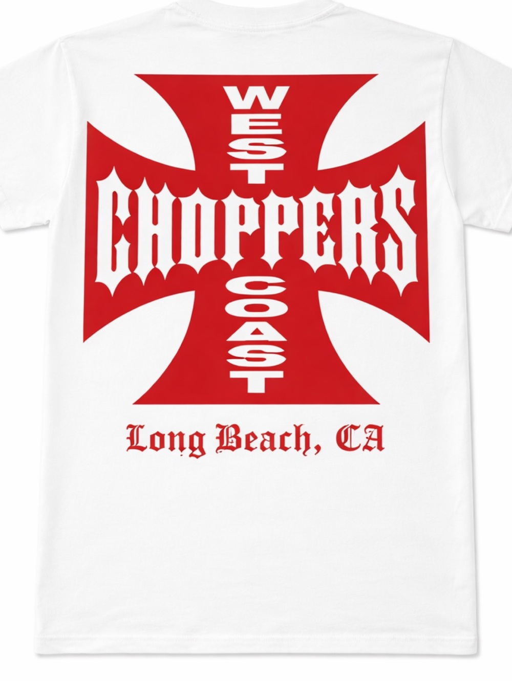 West Coast Choppers Graphic Tee - White/Red New Vintage Size M